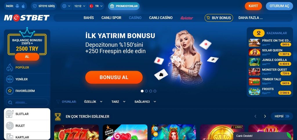 Ставки на спорт Mostbet